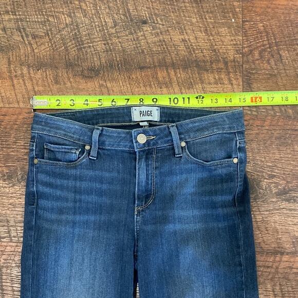 Paige Jeans Verdugo Ankle Skinny Nottingham Medium Blue Denim Stretch Size 28 - Picture 6 of 12